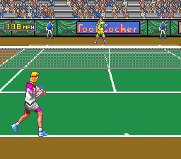 Скриншот игры David Crane's Amazing Tennis